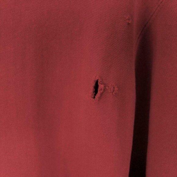 Iowa State Alumni Sweatshirt L Vintage 1990 Champion Red Reverse Weave USA Made - Picture 8 of 11